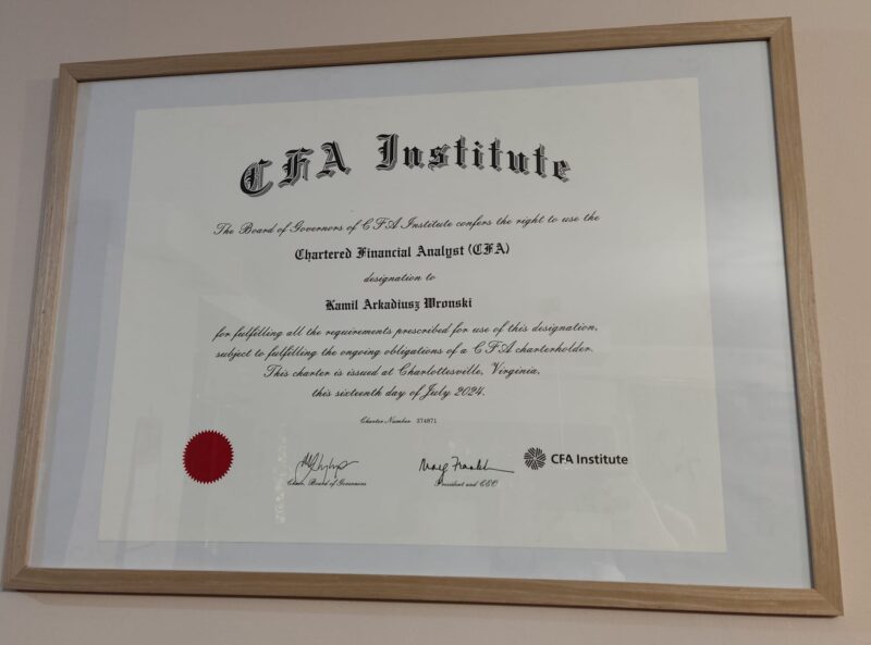 Certyfikat CFA